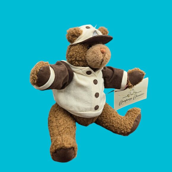 1995 Hershey's Teddy Bear Jointed Vintage 11" Plush with Tags by Douglas Company - Picture 2 of 14